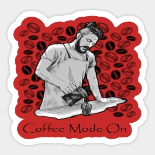 coffe mode on Sticker